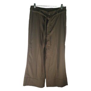 Joie Brown Olive Linen Casual Pants